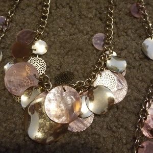 2 necklaces and matching earrings set